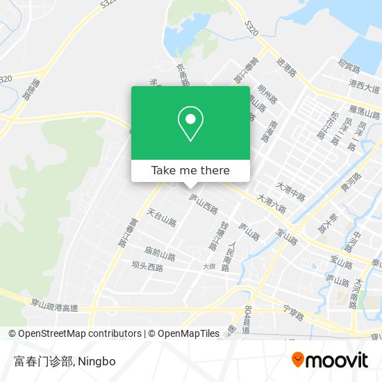 富春门诊部 map