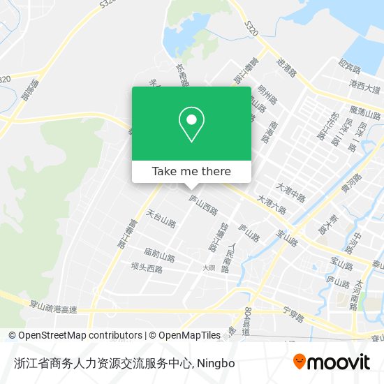 浙江省商务人力资源交流服务中心 map