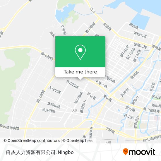 甬杰人力资源有限公司 map