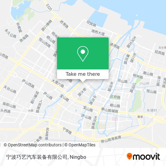 宁波巧艺汽车装备有限公司 map