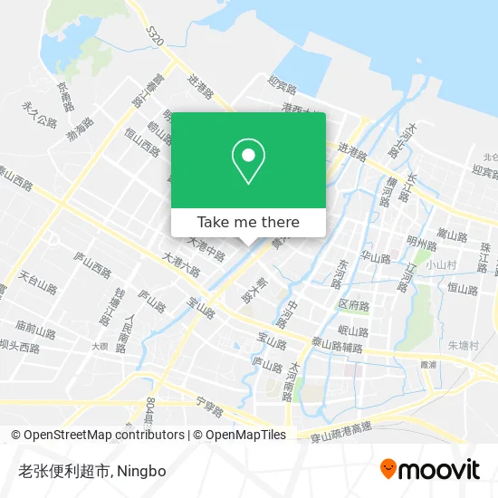 老张便利超市 map