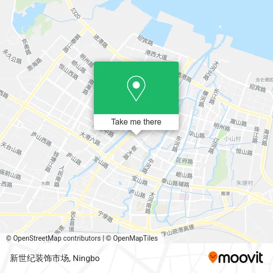 新世纪装饰市场 map