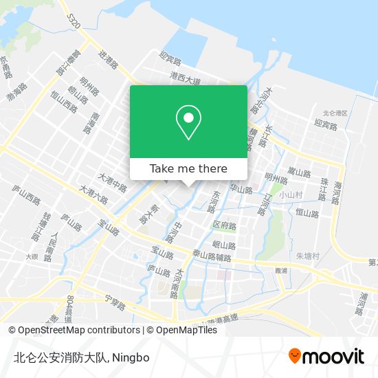 北仑公安消防大队 map