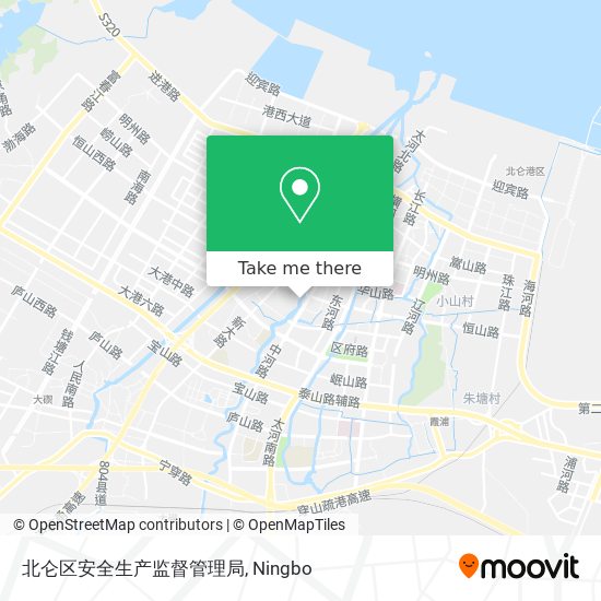 北仑区安全生产监督管理局 map