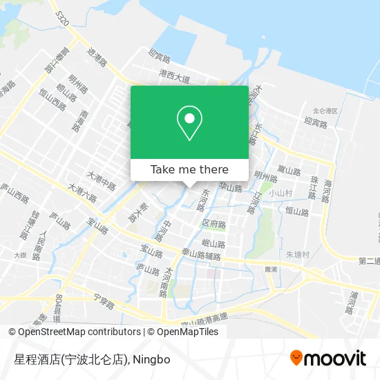 星程酒店(宁波北仑店) map