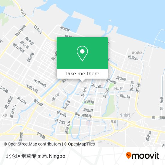 北仑区烟草专卖局 map