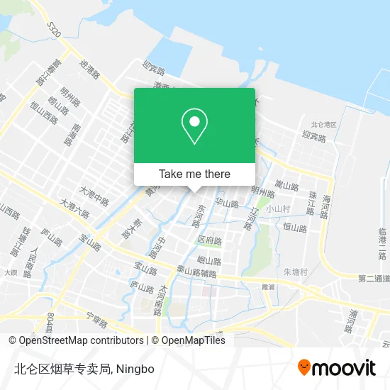 北仑区烟草专卖局 map