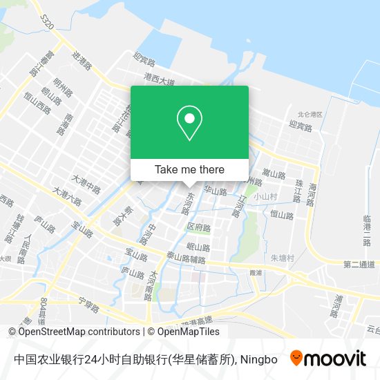 中国农业银行24小时自助银行(华星储蓄所) map