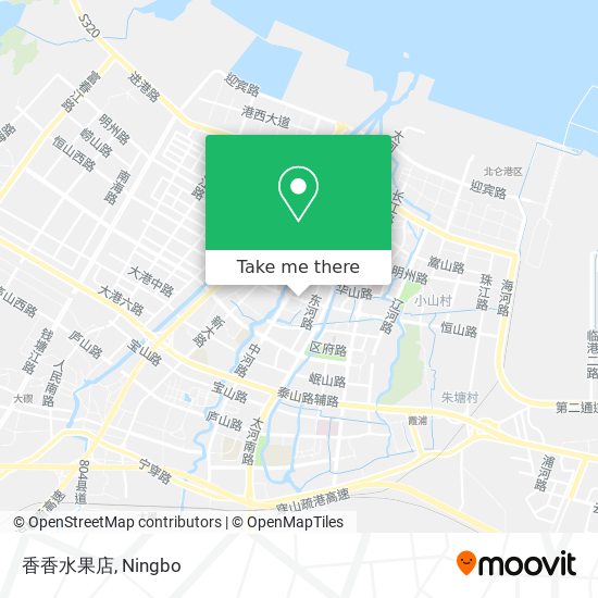 香香水果店 map