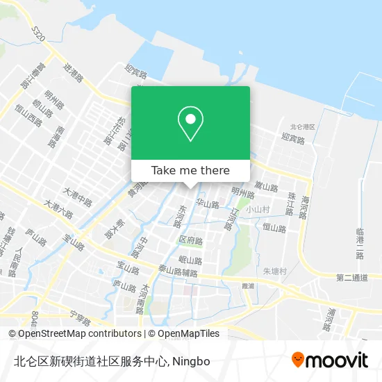 北仑区新碶街道社区服务中心 map