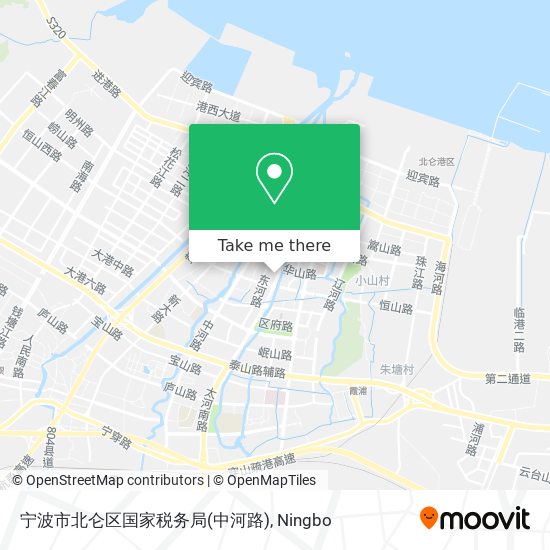 宁波市北仑区国家税务局(中河路) map