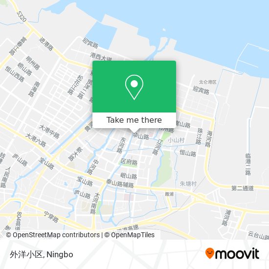外洋小区 map