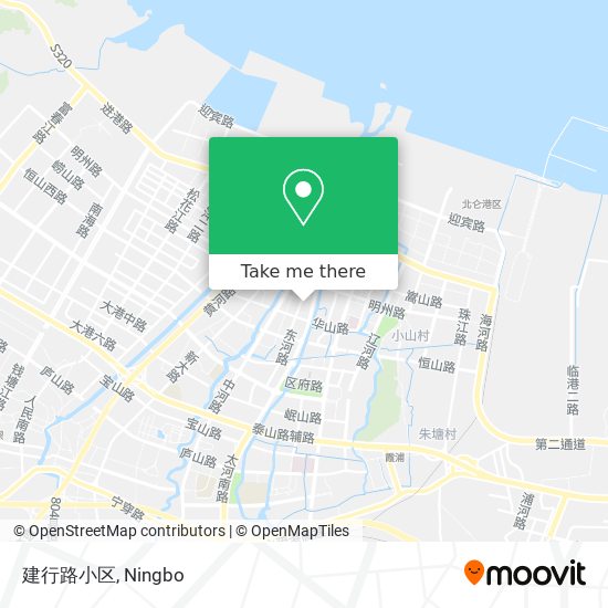 建行路小区 map