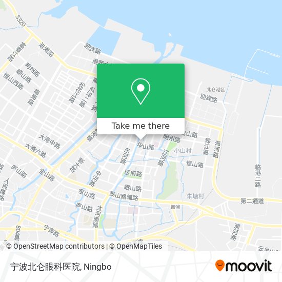 宁波北仑眼科医院 map