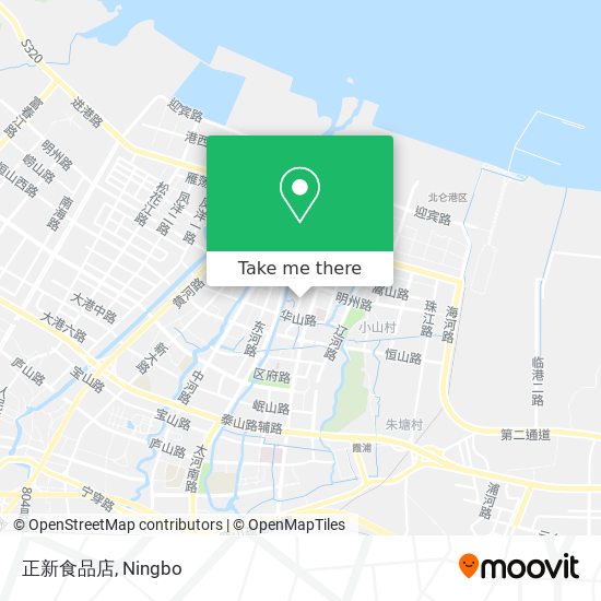 正新食品店 map