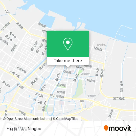 正新食品店 map