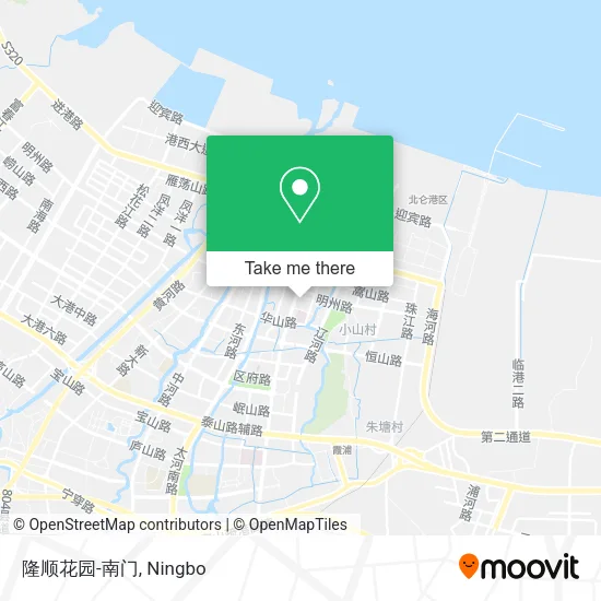 隆顺花园-南门 map