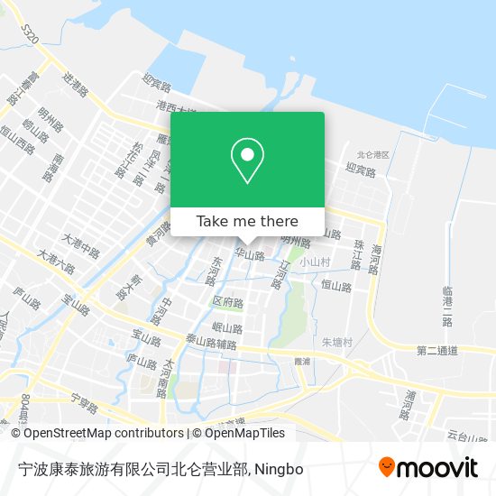 宁波康泰旅游有限公司北仑营业部 map