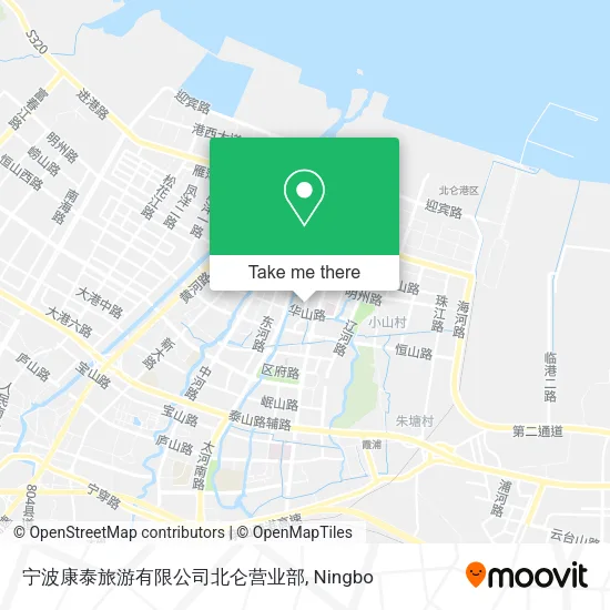 宁波康泰旅游有限公司北仑营业部 map