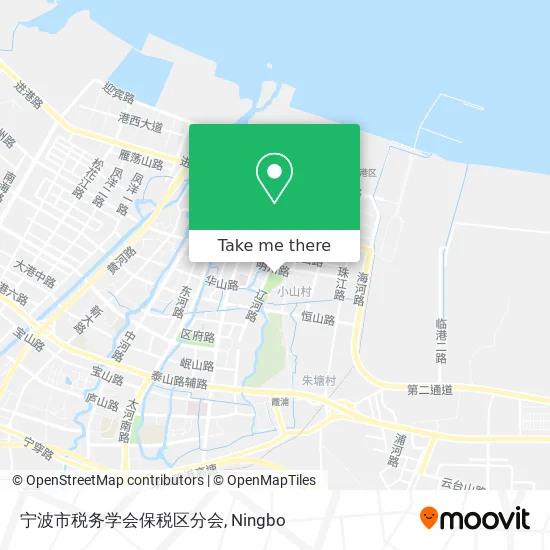 宁波市税务学会保税区分会 map