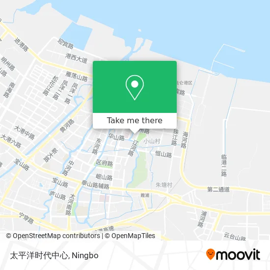 太平洋时代中心 map