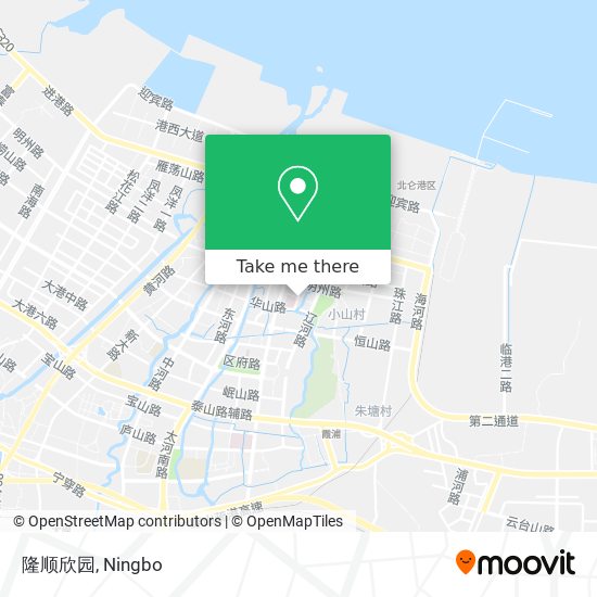 隆顺欣园 map