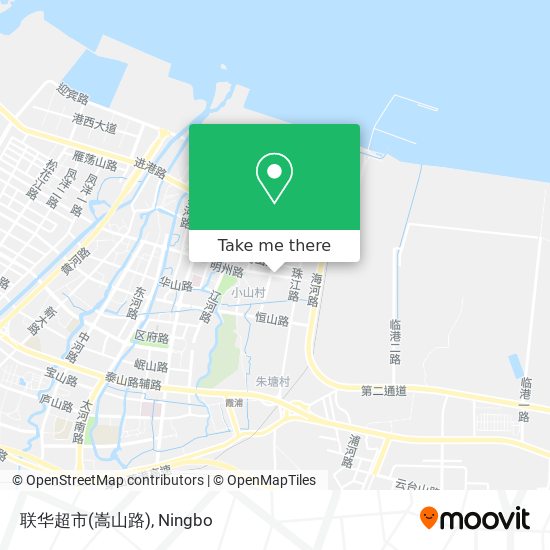 联华超市(嵩山路) map