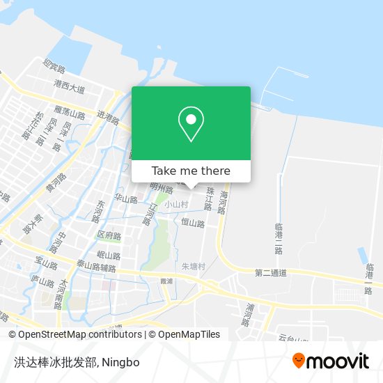 洪达棒冰批发部 map