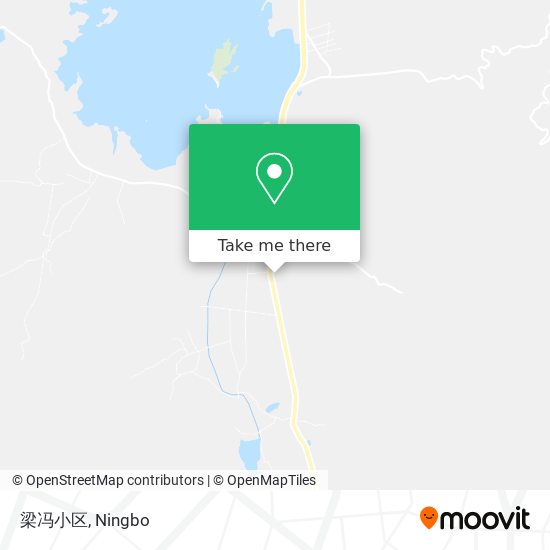 梁冯小区 map