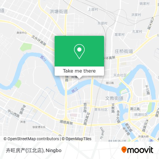 卉旺房产(江北店) map