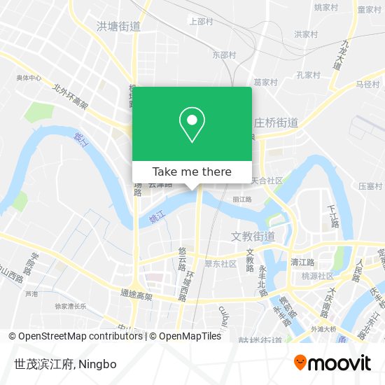 世茂滨江府 map