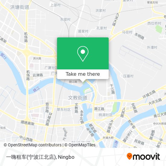 一嗨租车(宁波江北店) map