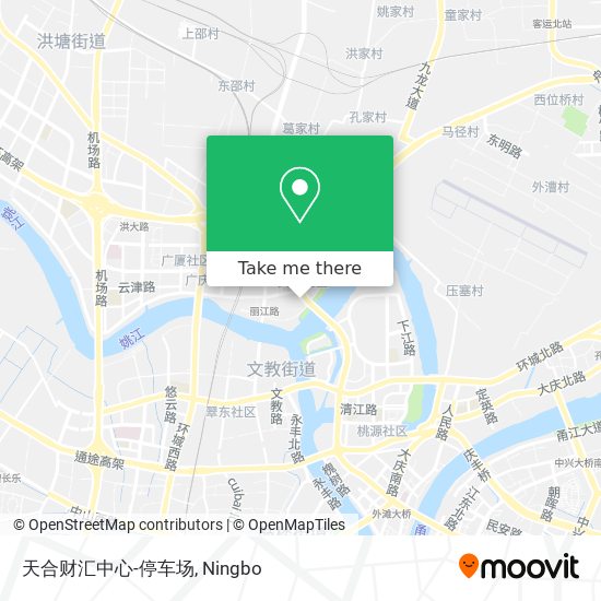 天合财汇中心-停车场 map