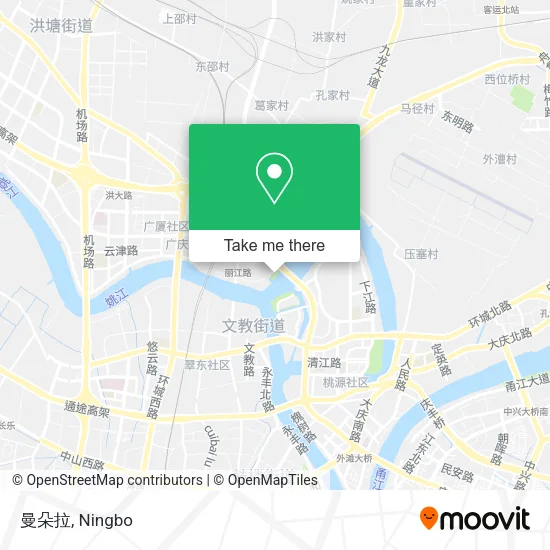 曼朵拉 map
