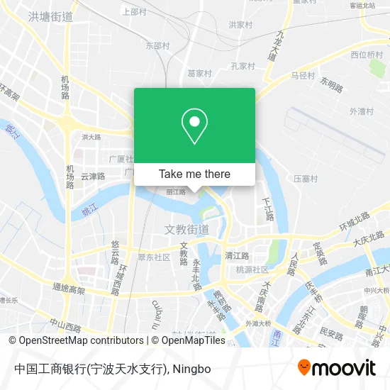中国工商银行(宁波天水支行) map