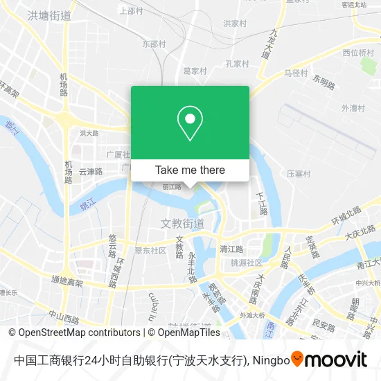 中国工商银行24小时自助银行(宁波天水支行) map