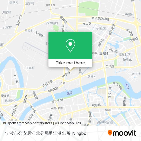 宁波市公安局江北分局甬江派出所 map