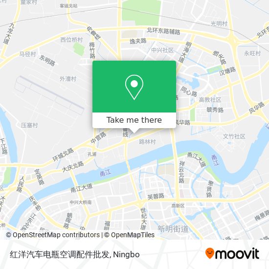 红洋汽车电瓶空调配件批发 map