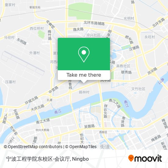 宁波工程学院东校区-会议厅 map