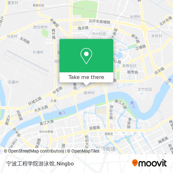 宁波工程学院游泳馆 map