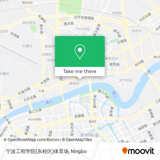 宁波工程学院(东校区)体育场 map