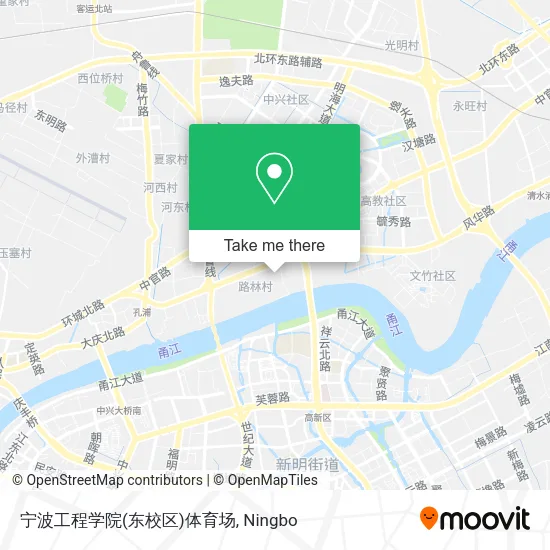 宁波工程学院(东校区)体育场 map