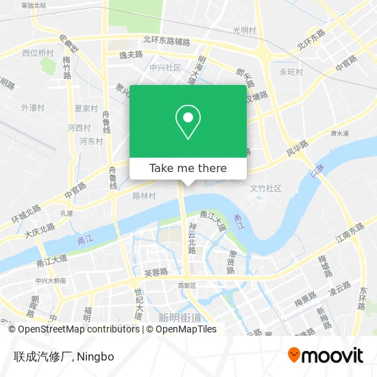 联成汽修厂 map