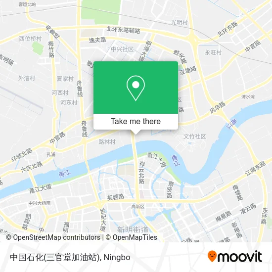 中国石化(三官堂加油站) map
