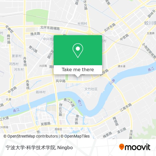 宁波大学-科学技术学院 map