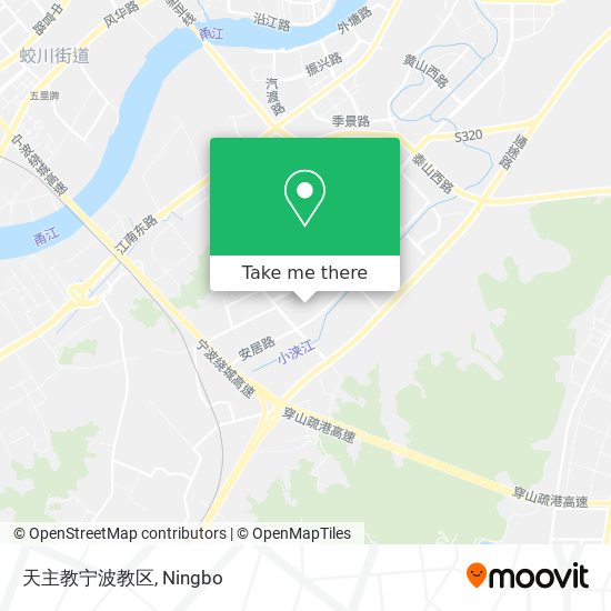 天主教宁波教区 map