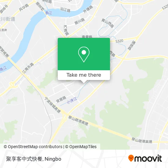 聚享客中式快餐 map