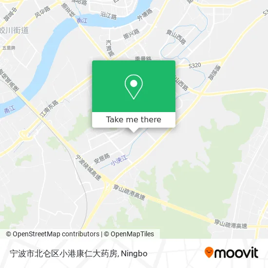 宁波市北仑区小港康仁大药房 map