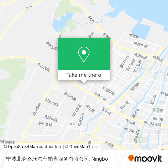 宁波北仑兴欣汽车销售服务有限公司 map