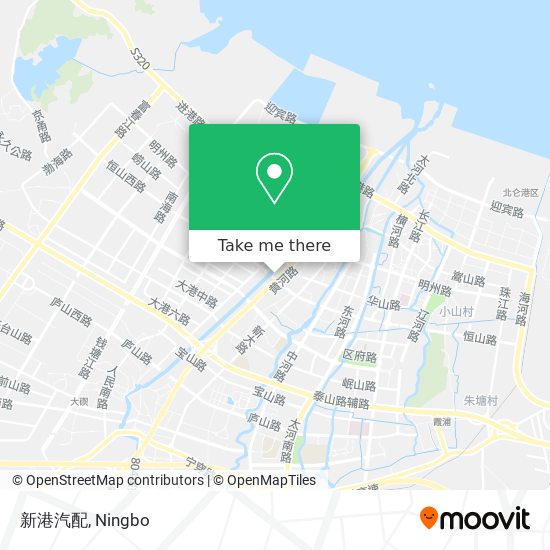 新港汽配 map